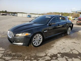 2012 Jaguar XF Portfolio with VIN SAJWA0HBXCLS24703, listed as a Copart auction lot 43380585 with 0 mi miles and Salvage Title. Bid and sale history available at carsss.com. Image 1.