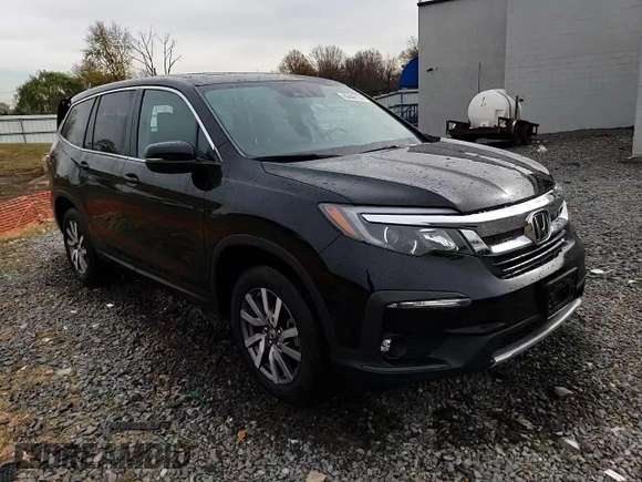 2022 Honda Pilot EX-L with VIN 5FNYF6H55NB035484, listed as a Copart auction lot 80648114 with 50,636 mi miles and Salvage Title. Bid and sale history available at carsss.com. Image 14.