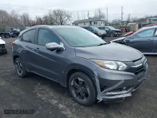 2018 Honda HR-V EX-L Navi with VIN 3CZRU6H7XJM718812, listed as a IAAI auction lot 41875621 with NaN miles. Bid and sale history available at carsss.com. Image 1.