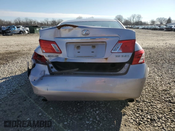 2007 Lexus ES 330 with VIN JTHBJ46G272145555, listed as a Copart auction lot 47343265 with 233,294 mi miles and Salvage Title. Bid and sale history available at DreamBid. Image 6.