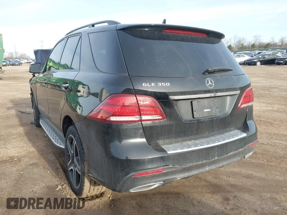 2018 Mercedes-Benz GLE 350 with VIN 4JGDA5JB2JB175606, listed as a IAAI auction lot 41769554 with 63,081 mi miles and . Bid and sale history available at DreamBid. Image 3.