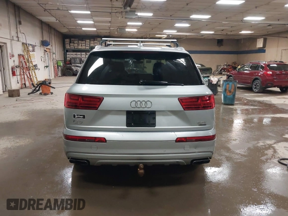 2017 Audi Q7 Premium Plus with VIN WA1LAAF79HD039429, listed as a IAAI auction lot 42194231 with 147,509 mi miles and . Bid and sale history available at DreamBid. Image 17.
