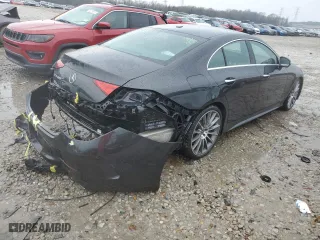 2021 Mercedes-Benz CLS with VIN W1K2J5JB9MA094775, listed as a Copart auction lot 43806573 with 15,375 mi miles. Bid and sale history available at carsss.com. Image 3.