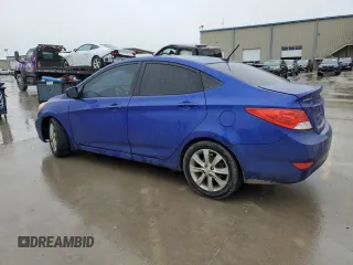 2012 Hyundai Accent GLS with VIN KMHCU4AE9CU098280, listed as a Copart auction lot 51658745 with 166,310 mi miles and Clean Title. Bid and sale history available at carsss.com. Image 2.