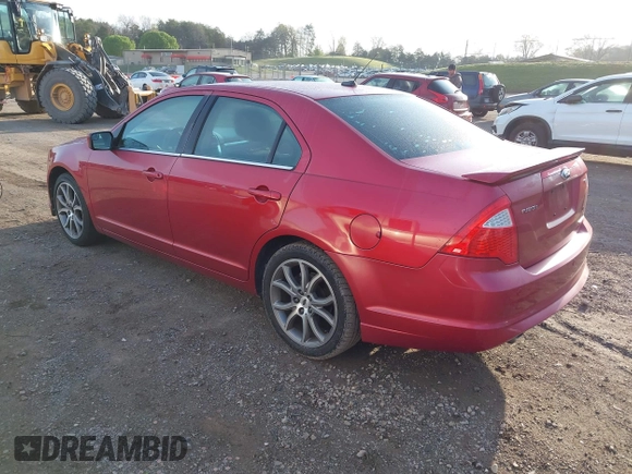 2011 Ford Fusion SE with VIN 3FAHP0HGXBR199597, listed as a IAAI auction lot 41950604 with 184,668 mi miles. Bid and sale history available at carsss.com. Image 3.
