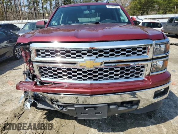 2015 Chevrolet Silverado 1500 LT with VIN 3GCUKREC4FG142228, listed as a Copart auction lot 49384095 with 77,269 mi miles and Salvage Title. Bid and sale history available at DreamBid. Image 5.