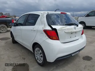 2015 Toyota Yaris L with VIN VNKKTUD39FA027316, listed as a IAAI auction lot 39022940 with 110,063 mi miles and . Bid and sale history available at DreamBid. Image 3.