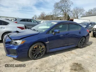2018 Subaru WRX STI with VIN JF1VA2M63J9810352, listed as a Copart auction lot 46409115 with 109,645 mi miles and Salvage Title. Bid and sale history available at carsss.com. Image 1.