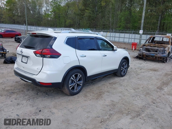 2019 Nissan Rogue SV with VIN JN8AT2MT6KW258099, listed as a IAAI auction lot 41951643 with 38,782 mi miles. Bid and sale history available at carsss.com. Image 4.