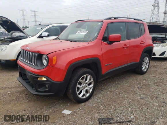 2018 Jeep Renegade Altitude with VIN ZACCJBBB1JPH82986, listed as a Copart auction lot 62943603 with 46,771 mi miles and Salvage title. Bid and sale history available at DreamBid. Image 1.