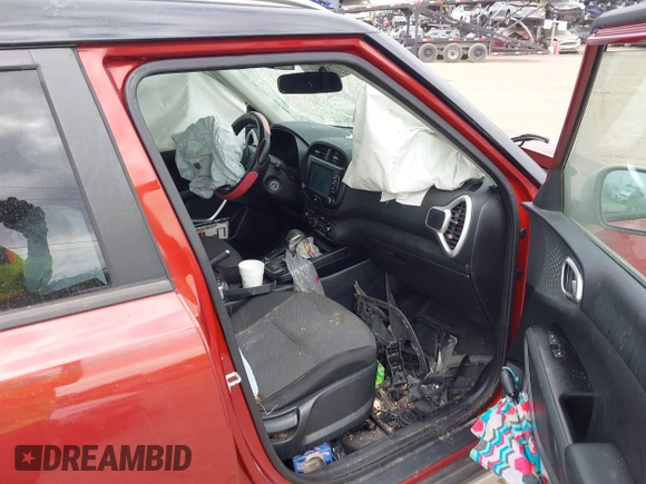 2020 Kia Soul LX with VIN KNDJ23AU8L7002544, listed as a IAAI auction lot 41466117 with 1 mi miles. Bid and sale history available at carsss.com. Image 5.