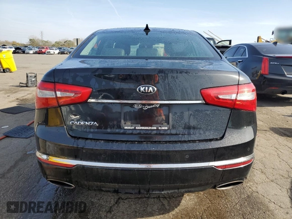 2015 Kia Cadenza Premium with VIN KNALN4D77F5172791, listed as a Copart auction lot 78035114 with 92,610 mi miles and Salvage Title. Bid and sale history available at carsss.com. Image 6.