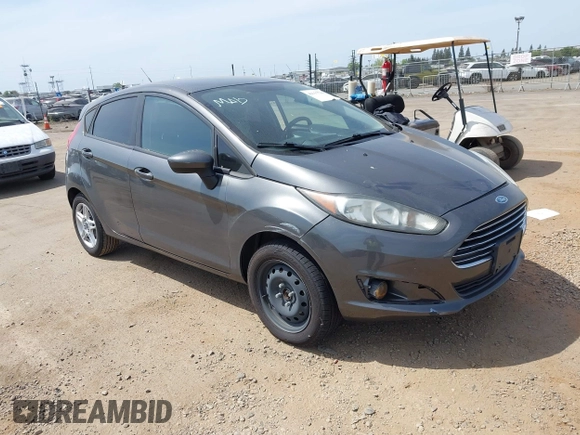 2019 Ford Fiesta SE with VIN 3FADP4EJ2KM102475, listed as a IAAI auction lot 42111316 with 45,297 mi miles. Bid and sale history available at carsss.com. Image 1.