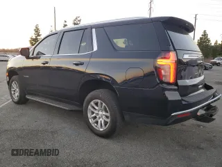 2023 Chevrolet Tahoe LS with VIN 1GNSCMKD4PR505432, listed as a Copart auction lot 81931984 with 9,340 mi miles and Salvage title. Bid and sale history available at DreamBid. Image 2.