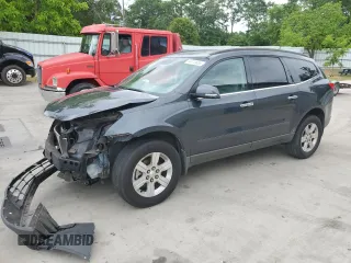 2011 Chevrolet Traverse 1LT z VIN 1GNKRGED9BJ127661, wystawiony jako Copart lot #54410655 z przebiegiem Nie podano mil oraz Szkoda całkowita • Salvage title. Historia ofert i sprzedaży dostępna na DreamBid. Obrazek 1.