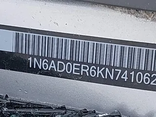 2019 Nissan Frontier SV z VIN 1N6AD0ER6KN741062, wystawiony jako IAAI lot #41414832 z przebiegiem Nie podano mil oraz . Historia ofert i sprzedaży dostępna na DreamBid. Obrazek 9.