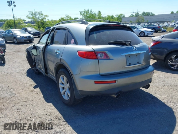 2004 Infiniti FX z VIN JNRAS08W44X200349, wystawiony jako IAAI lot #42288795 z przebiegiem 139 360 mil mil oraz . Historia ofert i sprzedaży dostępna na DreamBid. Obrazek 3.