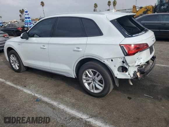 2023 Audi Q5 S line Premium with VIN WA1GAAFY8P2122385, listed as a Copart auction lot 71277064 with 13,629 mi miles and Salvage title. Bid and sale history available at DreamBid. Image 2.
