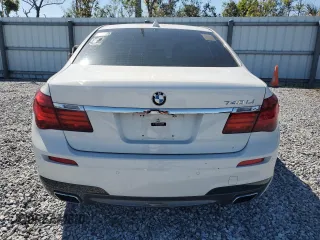 2013 BMW 7 Series 740Li with VIN WBAYE4C52DD136841, listed as a Copart auction lot 48608895 with 99,436 mi miles and Clean Title. Bid and sale history available at carsss.com. Image 6.