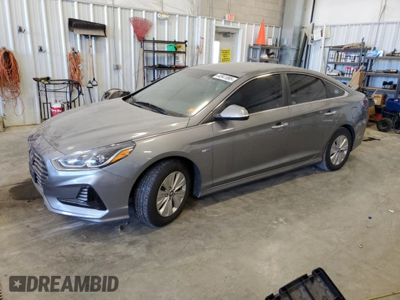 2018 Hyundai Sonata Hybrid SE with VIN KMHE24L37JA078635, listed as a Copart auction lot 44941895 with 159,012 mi miles and Clean Title. Bid and sale history available at carsss.com. Image 1.