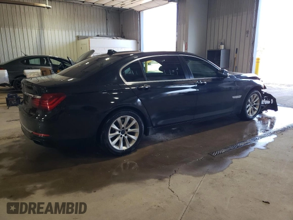 2014 BMW 7 Series 740Li xDrive with VIN WBAYF4C59ED281857, listed as a Copart auction lot 46331045 with 154,696 mi miles and Salvage Title. Bid and sale history available at carsss.com. Image 3.