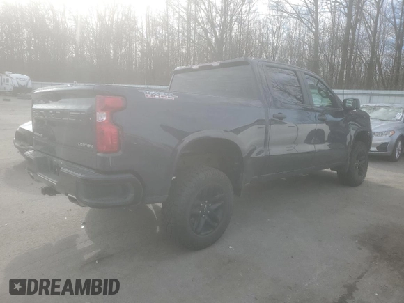 2022 Chevrolet Silverado 1500 Custom Trail Boss with VIN 3GCPDCED4NG533598, listed as a Copart auction lot 87164224 with 14,725 mi miles and Salvage Title. Bid and sale history available at DreamBid. Image 3.