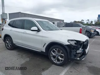 2024 BMW X3 sDrive30i with VIN 5UX43DP00R9W45986, listed as a IAAI auction lot 42202682 with 5,054 mi miles and . Bid and sale history available at DreamBid. Image 1.