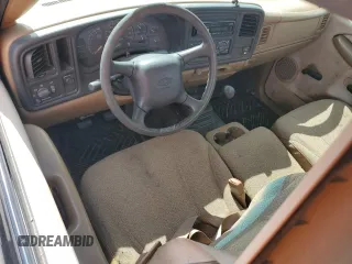 1999 Chevrolet Silverado 1500 with VIN 1GCEC14W1XZ145538, listed as a Copart auction lot 53937374 with 0 mi miles and Salvage Title. Bid and sale history available at carsss.com. Image 8.