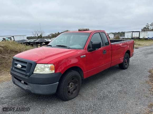 2007 Ford F-150 XL with VIN 1FTRF12W47KB40354, listed as a Copart auction lot 42418575 with 347,761 mi miles and Clean Title. Bid and sale history available at carsss.com. Image 2.