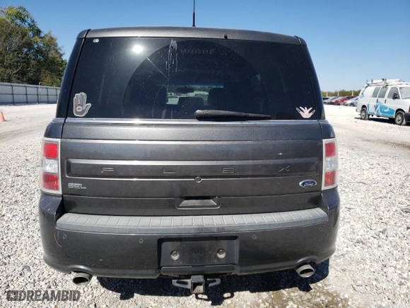 2016 Ford Flex SEL with VIN 2FMGK5C80GBA07817, listed as a Copart auction lot 76156554 with 151,782 mi miles and Salvage Title. Bid and sale history available at carsss.com. Image 6.