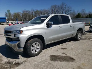 2020 Chevrolet Silverado 1500 LT with VIN 1GCUYDED4LZ226829, listed as a Copart auction lot 53317375 with 104,492 mi miles and Salvage Title. Bid and sale history available at DreamBid. Image 1.