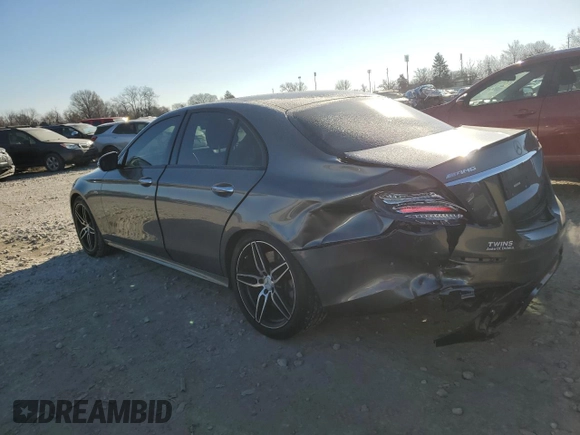 2020 Mercedes-Benz E AMG E 53 with VIN WDDZF6BB3LA734062, listed as a Copart auction lot 83616034 with 26,025 mi miles and Salvage Title. Bid and sale history available at carsss.com. Image 2.