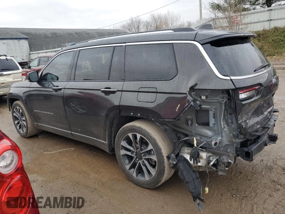 2022 Jeep Grand Cherokee Overland with VIN 1C4RJKDG6N8512684, listed as a Copart auction lot 79029794 with 37,488 mi miles and Clean title. Bid and sale history available at DreamBid. Image 2.