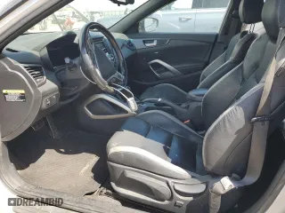 2016 Hyundai Veloster Turbo with VIN KMHTC6AE1GU263159, listed as a Copart auction lot 53990535 with 116,151 mi miles and Clean Title. Bid and sale history available at carsss.com. Image 7.