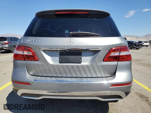 2015 Mercedes-Benz M 350 with VIN 4JGDA5JB3FA596246, listed as a Copart auction lot 51526425 with 96,578 mi miles and Salvage Title. Bid and sale history available at DreamBid. Image 6.