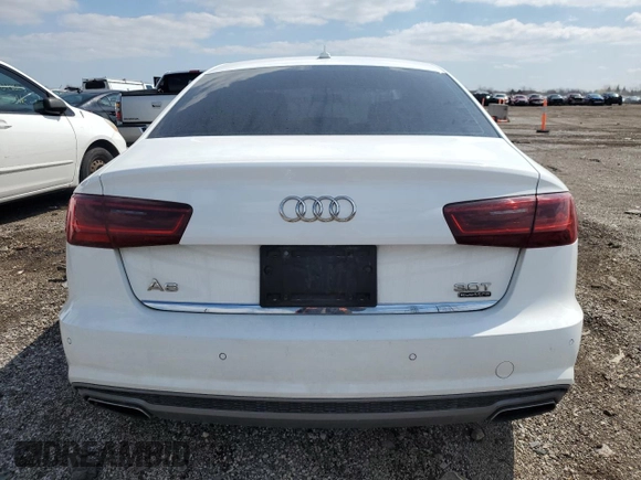2016 Audi A6 Premium Plus with VIN WAUFGAFC3GN003126, listed as a Copart auction lot 52024885 with 146,152 mi miles and Salvage Title. Bid and sale history available at DreamBid. Image 6.