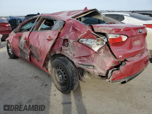2016 Kia Forte LX with VIN KNAFK4A66G5583618, listed as a Copart auction lot 42384665 with Not Provided miles and Non Repairable. Bid and sale history available at carsss.com. Image 2.