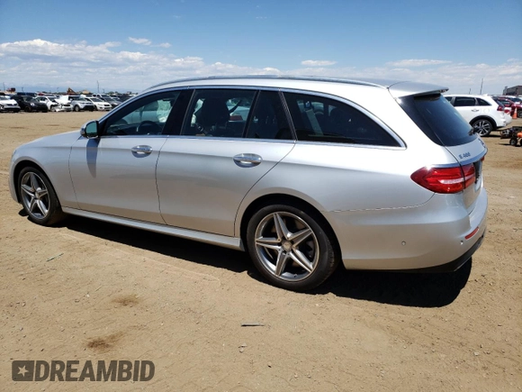2017 Mercedes-Benz E-Class E 400 Luxury with VIN WDDZH6GB2HA154702, listed as a Copart auction lot 61895014 with 56,094 mi miles and Salvage Title. Bid and sale history available at carsss.com. Image 2.
