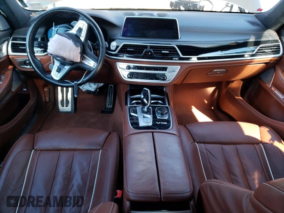 2018 BMW 7 Series M760i xDrive with VIN WBA7H6C5XJG614982, listed as a Copart auction lot 67186313 with 0 mi miles. Bid and sale history available at carsss.com. Image 8.