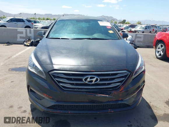2015 Hyundai Sonata Sport with VIN 5NPE34ABXFH084893, listed as a IAAI auction lot 42066253 with 122,923 mi miles and . Bid and sale history available at carsss.com. Image 6.