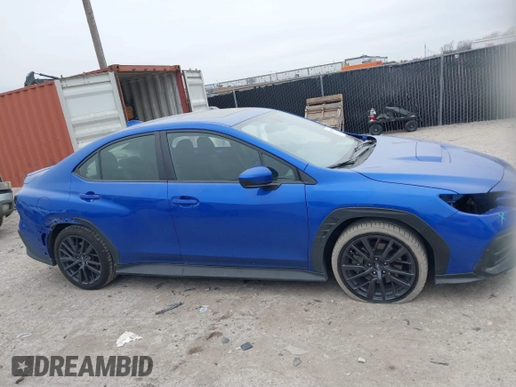 2022 Subaru WRX Premium with VIN JF1VBAF67N9012995, listed as a IAAI auction lot 41633017 with 40,264 mi miles. Bid and sale history available at carsss.com. Image 14.