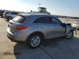 2010 Infiniti FX35 with VIN JN8AS1MU6AM801645, listed as a Copart auction lot 78895164 with 120,728 mi miles and Salvage Title. Bid and sale history available at carsss.com. Image 3.