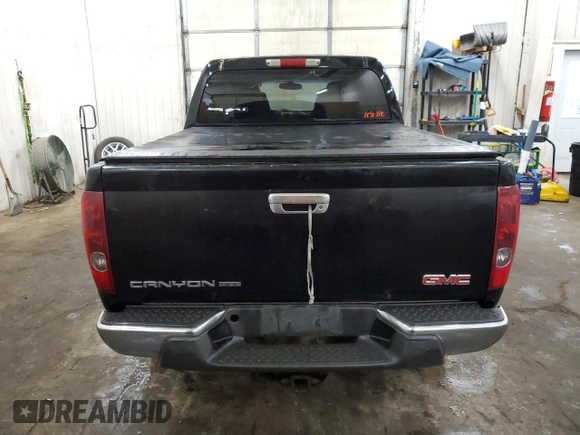 2007 GMC Canyon SLE2 with VIN 1GTDT13E278160852, listed as a Copart auction lot 88373475 with 188,366 mi miles and Salvage Title. Bid and sale history available at carsss.com. Image 6.