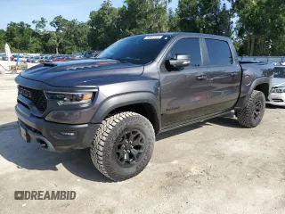 2021 Ram 1500 TRX with VIN 1C6SRFU99MN738308, listed as a Copart auction lot 60637535 with 54,026 mi miles and Clean title. Bid and sale history available at DreamBid. Image 1.