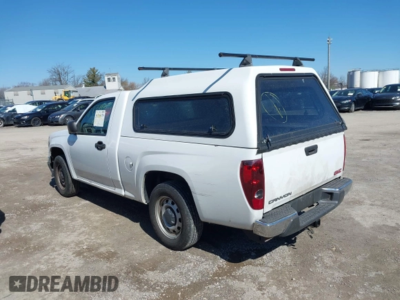 2012 GMC Canyon Work Truck with VIN 1GTC5LF98C8119734, listed as a IAAI auction lot 41749458 with 195,259 mi miles. Bid and sale history available at carsss.com. Image 3.