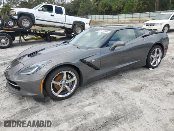 2015 Chevrolet Corvette 3LT with VIN 1G1YF2D78F5107127, listed as a Copart auction lot 86118984 with 0 mi miles and Non Repairable. Bid and sale history available at carsss.com. Image 1.