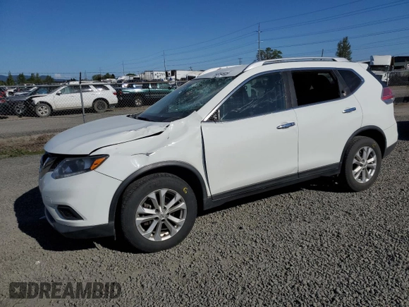 2016 Nissan Rogue SV z VIN KNMAT2MV7GP708227, wystawiony jako Copart lot #54054605 z przebiegiem 180 530 mil mil oraz Szkoda całkowita • Salvage title. Historia ofert i sprzedaży dostępna na DreamBid. Obrazek 1.