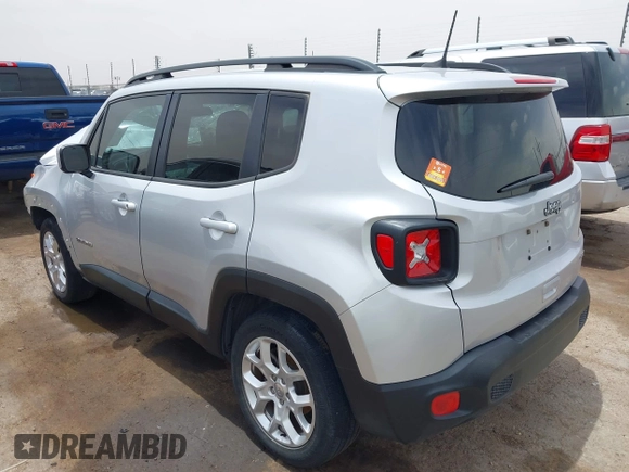 2018 Jeep Renegade Latitude with VIN ZACCJABB2JPJ56502, listed as a IAAI auction lot 42380142 with 39,740 mi miles and . Bid and sale history available at DreamBid. Image 3.