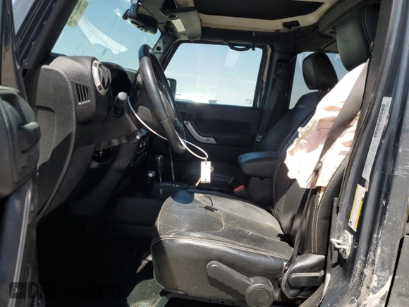 2017 Jeep Wrangler Unlimited 75th Anniversary with VIN 1C4HJWEGXHL546436, listed as a Copart auction lot 48229875 with 107,222 mi miles and Salvage title. Bid and sale history available at DreamBid. Image 7.