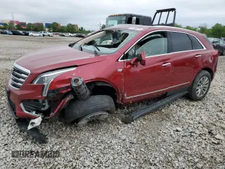 2019 Cadillac XT5 Luxury FWD with VIN 1GYKNCRS2KZ176962, listed as a Copart auction lot 57100075 with 153,129 mi miles and Salvage title. Bid and sale history available at DreamBid. Image 1.